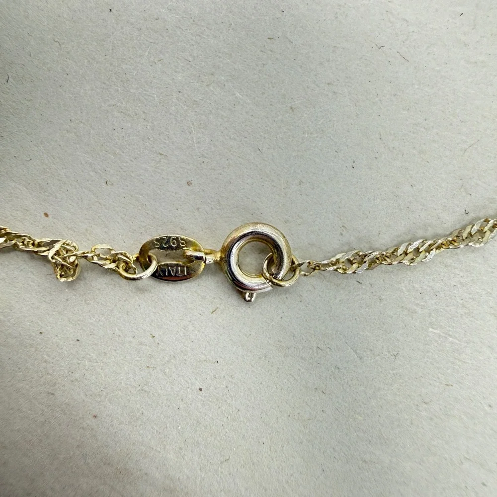 Sterling Silver Opal‎ Palm Tree Heart Necklace Pendant Beach Vacation Island